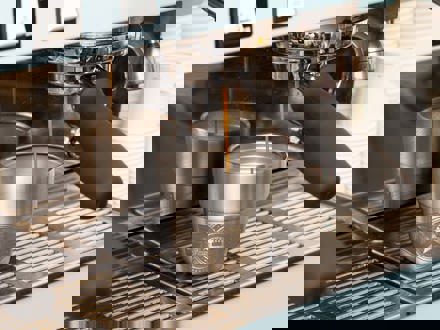 Stainless steel coffee cup