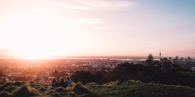 Auckland city from Mt Eden