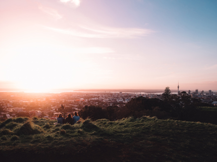 Auckland city from Mt Eden