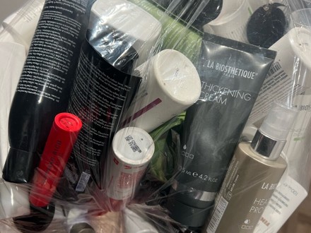 Bag of hair products