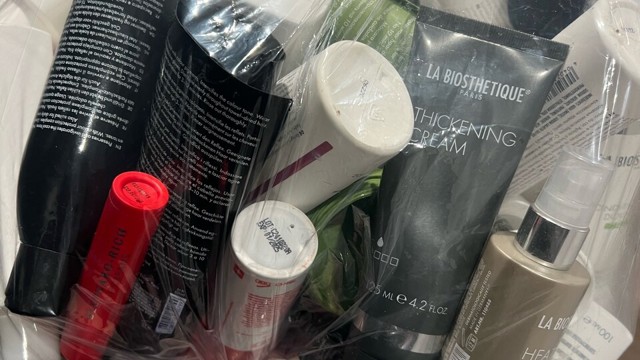 Bag of hair products