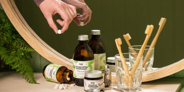 Selection of products from Solid Oral Care 