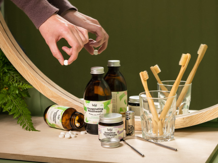 Selection of products from Solid Oral Care 