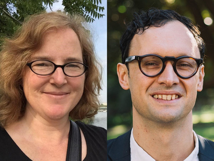 Portraits of Christina Hood and David Hall