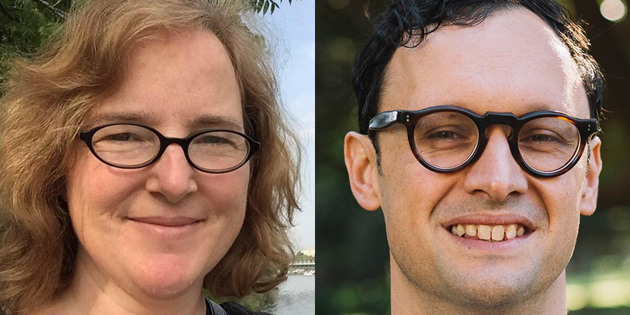 Portraits of Christina Hood and David Hall