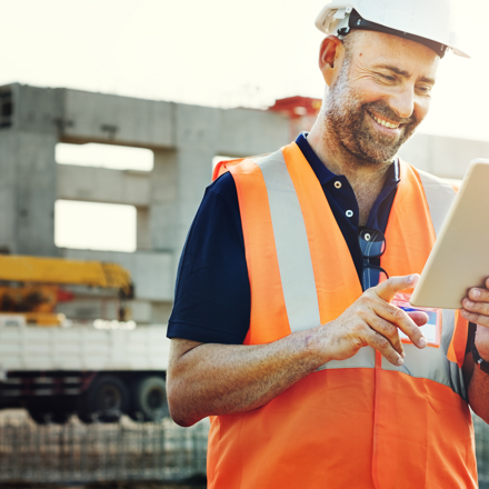 Construction site engineer 