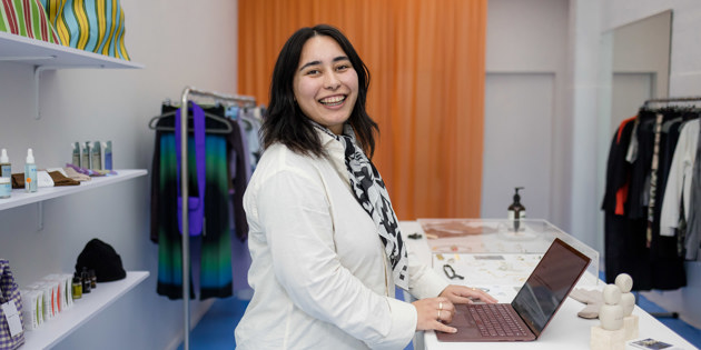 Manager of fashion store