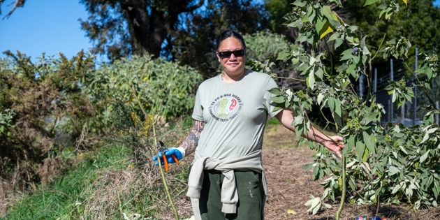 Keri, Te Pu-a-Nga Maara's newest rangatahi recruit