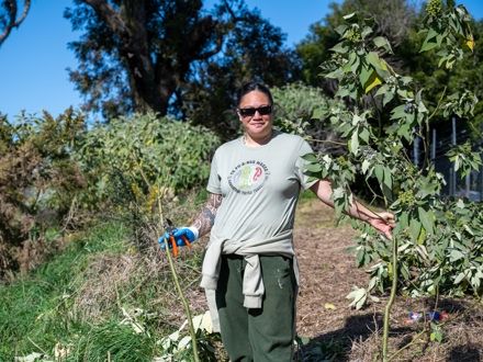 Keri, Te Pu-a-Nga Maara's newest rangatahi recruit