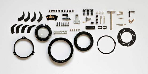 Display of product parts