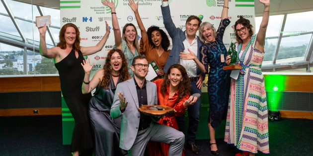 Photo of team from Pathfinder Asset Management, supreme winner