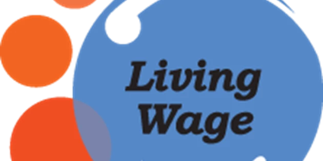 Text says: Living Wage Employer