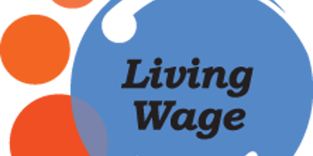 Text says: Living Wage Employer
