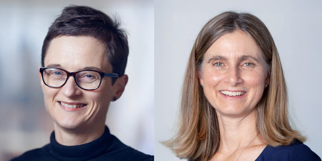 Rebecca Styles (left) and Fiona Stephenson