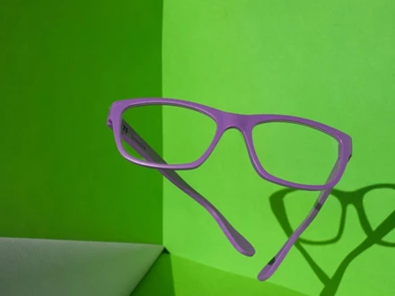Purple glasses frames