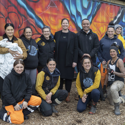 Group photo of Puhinui project workers