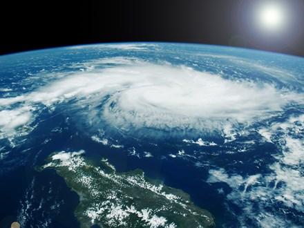 Hurricane From Space Elements This Image Were Furnished By Nasa High Quality Photo