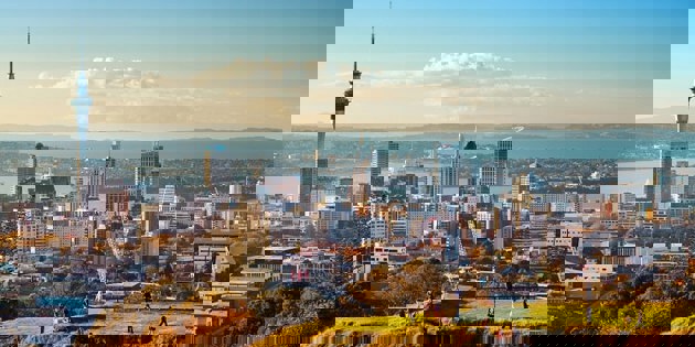 Auckland city skyline