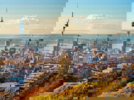 Auckland city skyline