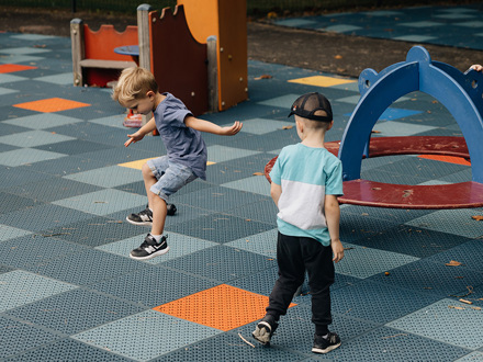 Playground safety matting